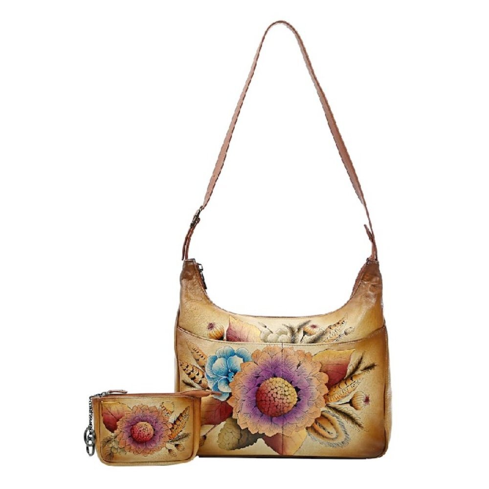 Anuschka Medium Hobo with Coin Purse